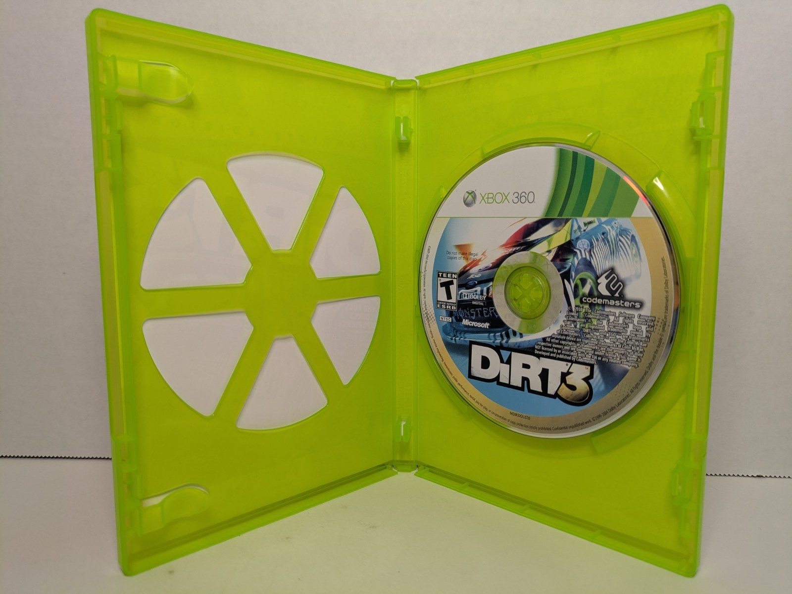 DiRT 3 — Complete Edition (Microsoft Xbox 360, 2012) No Manual Tested Working