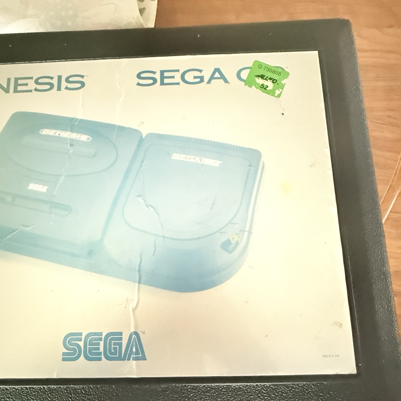 Sega CD And Genesis 2 Dual Console With Controllers Cords Rental Case Very RARE