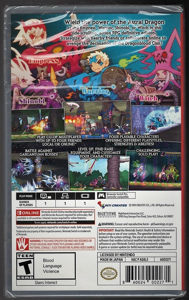 Dragon: Marked for Death – Nintendo Switch