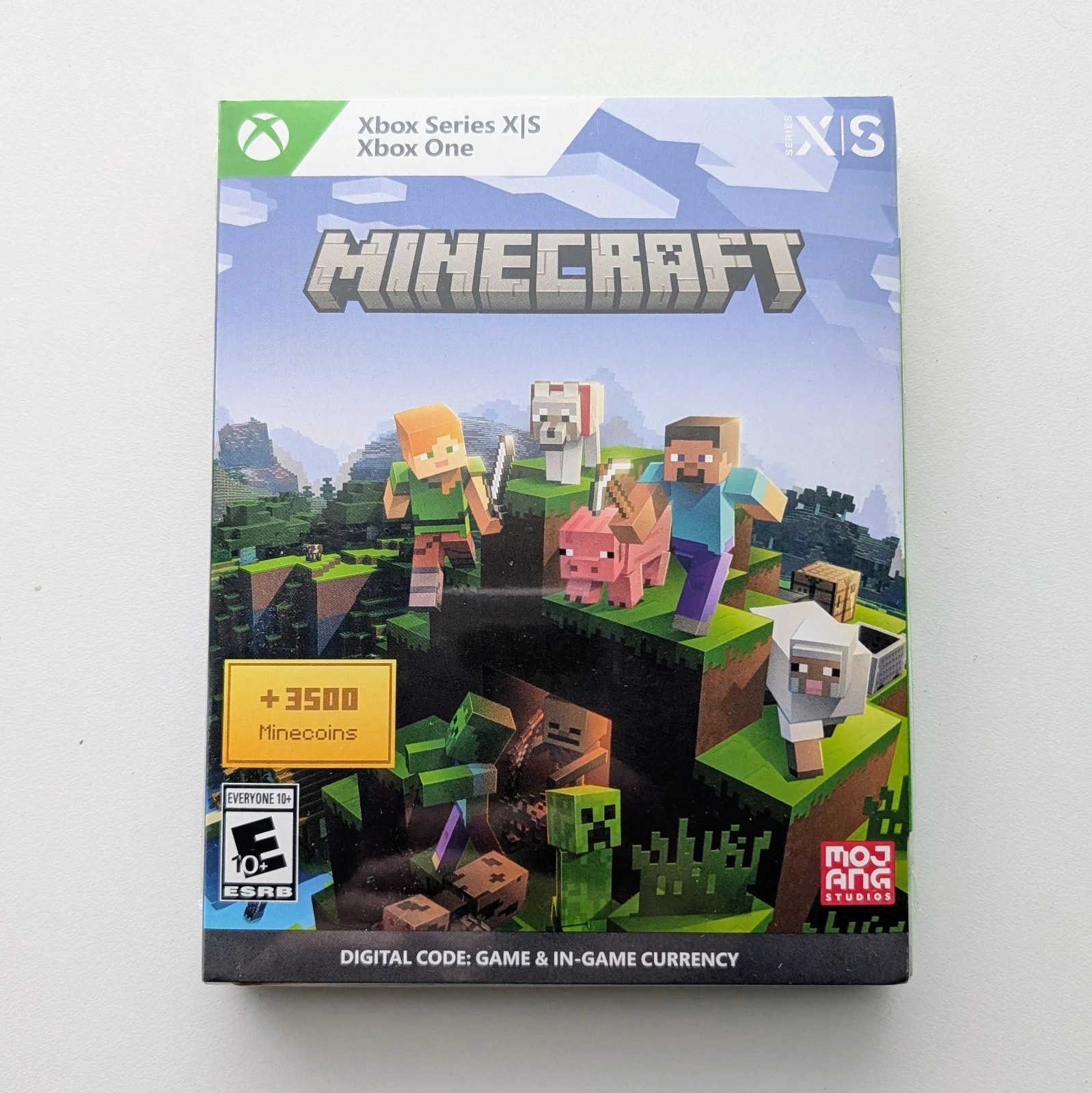 Minecraft with 3500 Minecoins – Code in Box – Xbox Series X/S, Xbox One