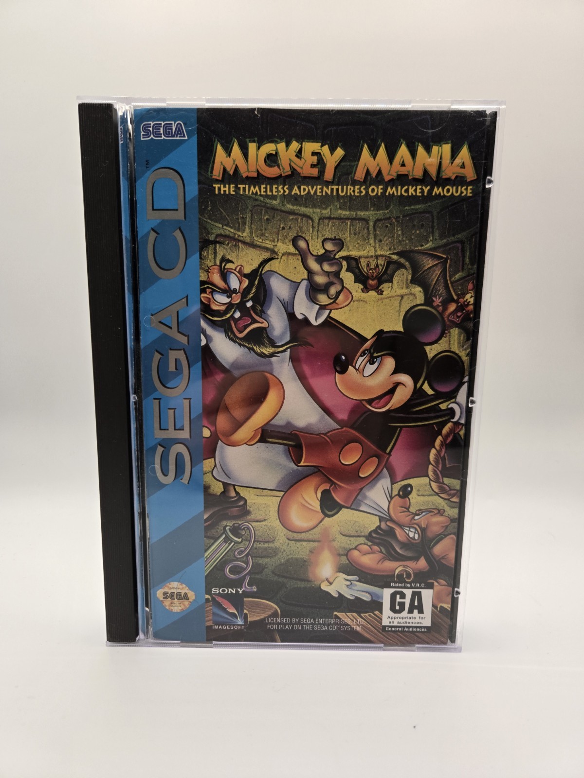 Mickey Mania: The Timeless Adventures of Mickey Mouse (Sega CD, 1994) CIB