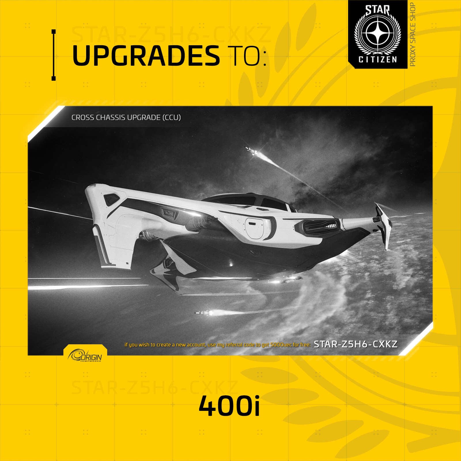 Star Citizen – ORIGIN 400i – UPGRADE – (CCU)