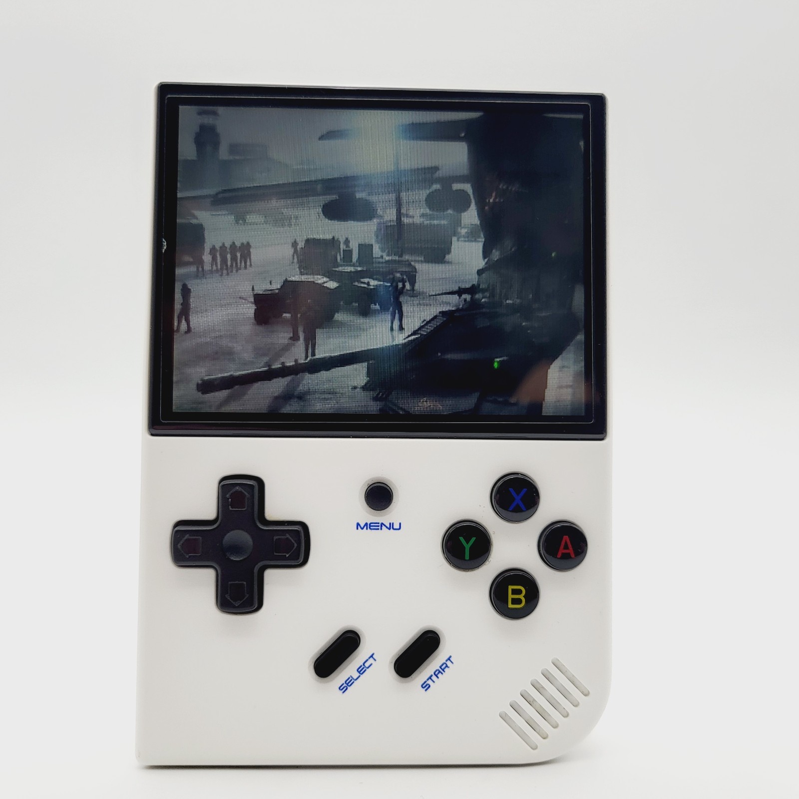 RG35XX Plus 2024 Anbernic White Retro Game Handheld Console W/ downloaded Games