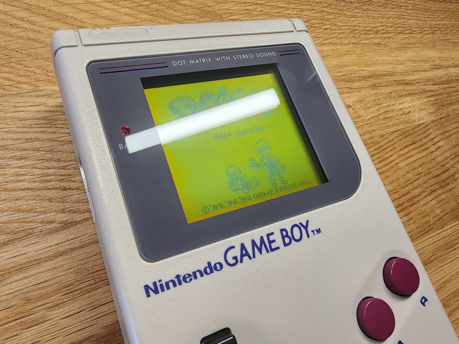 Original Nintendo Game Boy DMG Handheld Authentic *RESTORED + Glass Screen Lens!