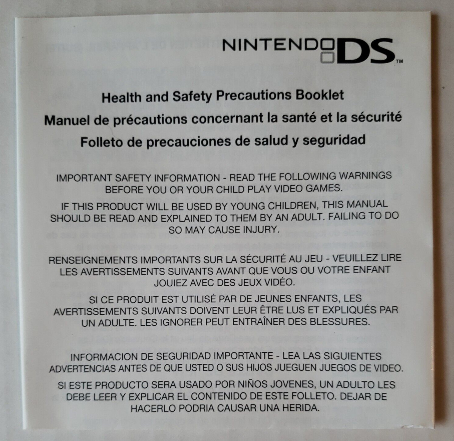 CASE & MANUALS ONLY, NO GAME ~ POKEMON BLACK VERSION 2 ~ NINTENDO DS 2012