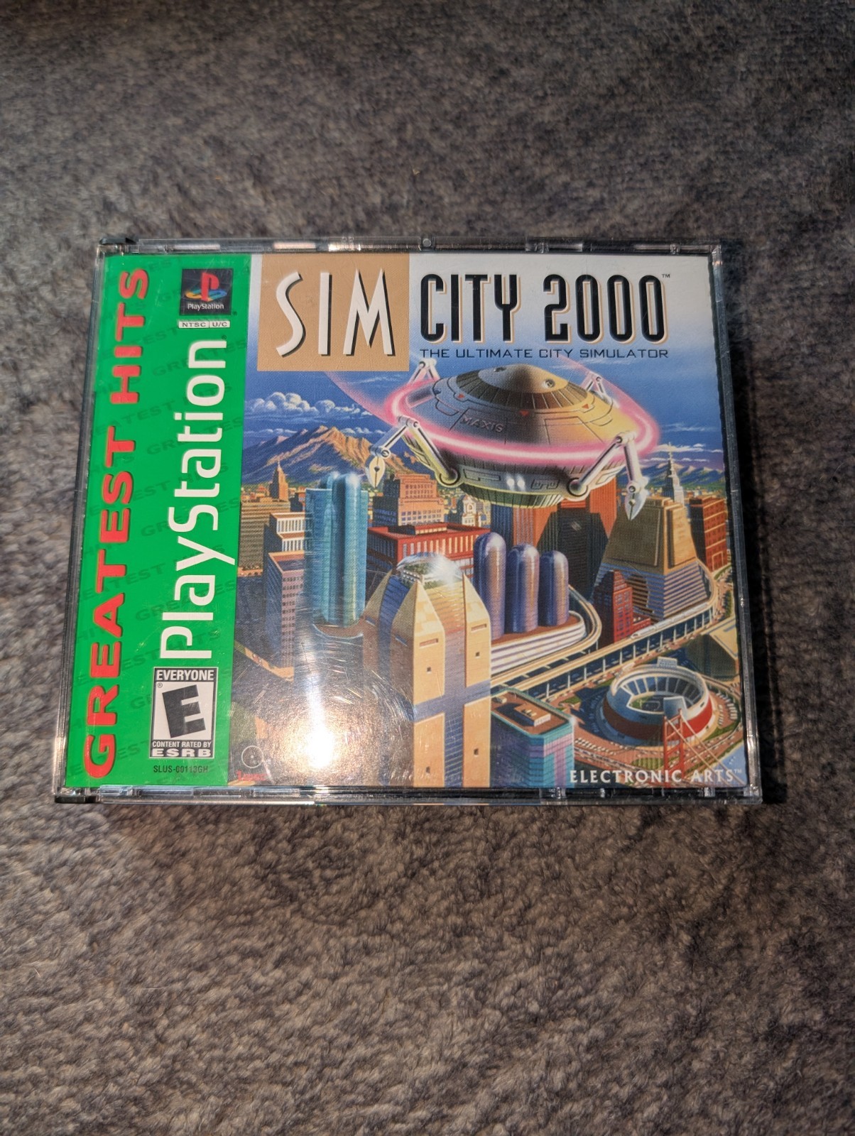 Sim City 2000 GH (Sony Playstation 1 PS1, 1996) CIB/Complete! Tested & Working!