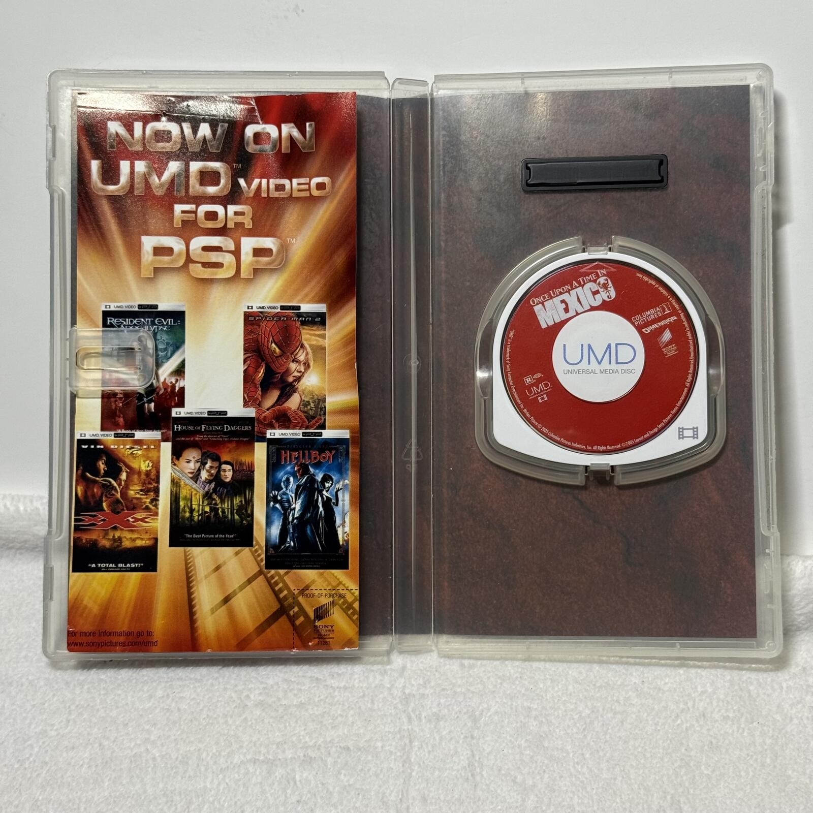 Once Upon a Time in Mexico UMD Video PSP Movie Antonio Banderas Salma Hayek