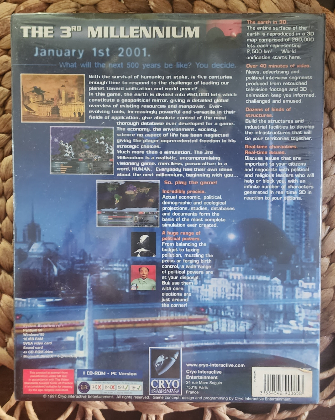 The Third Millennium (1997) PC Big Box NEW & Factory Sealed As Shown