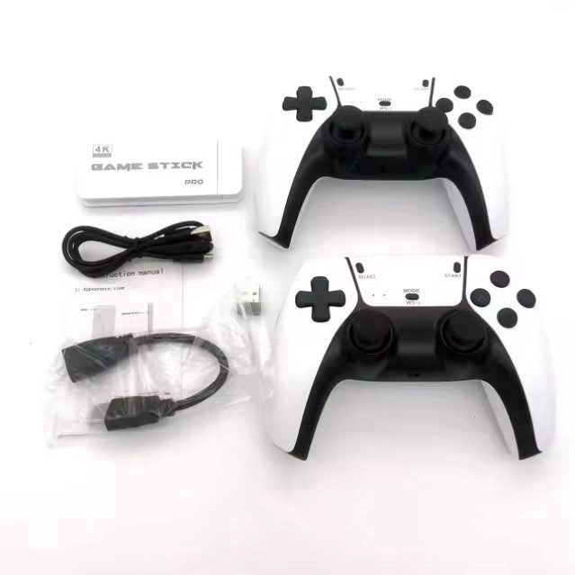 4K Ultra HD Arcade Hub 64G Two Player Offline TV Gaming Console Plug & Play Gift