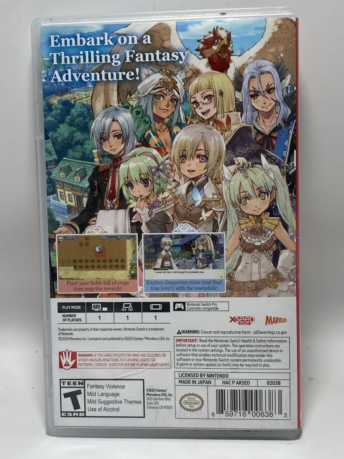 Rune Factory 4 Special – Nintendo Switch
