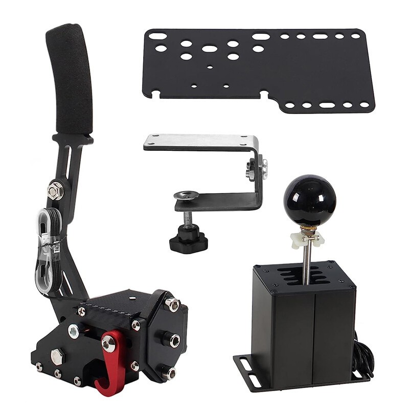 PC USB Simulator Shifter Handbrake with H Gear Shifter for G29 G27 G920 T300RS