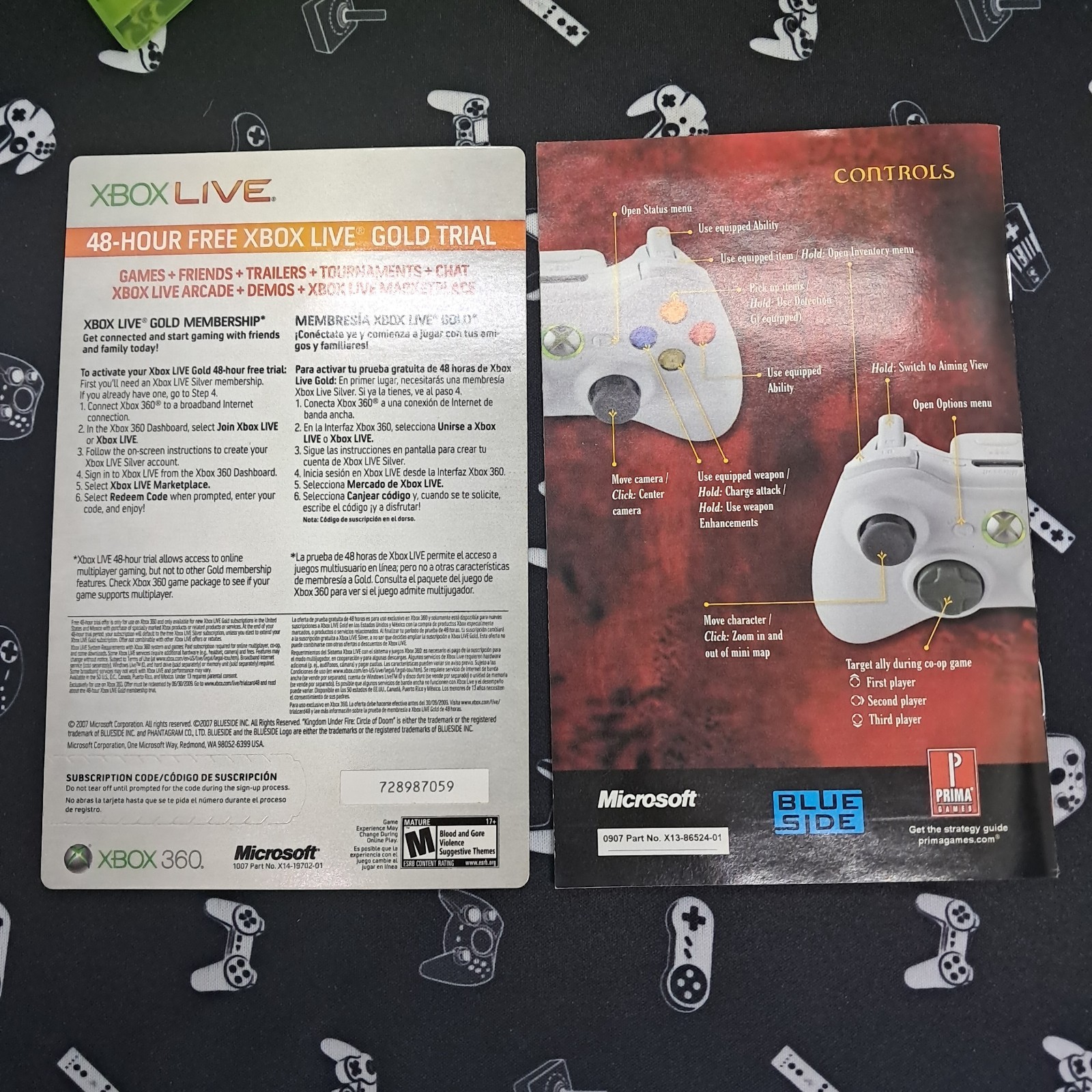 Kingdom Under Fire: Circle of Doom (Microsoft Xbox 360, 2008) CIB Very Good