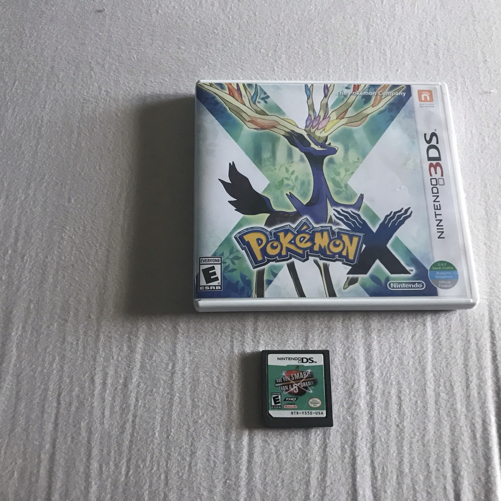 EMPTY CASE Pokemon X Nintendo 3DS COMPLETE W/ MANUAL & BONUS CARTRIDGE AUTHENTIC