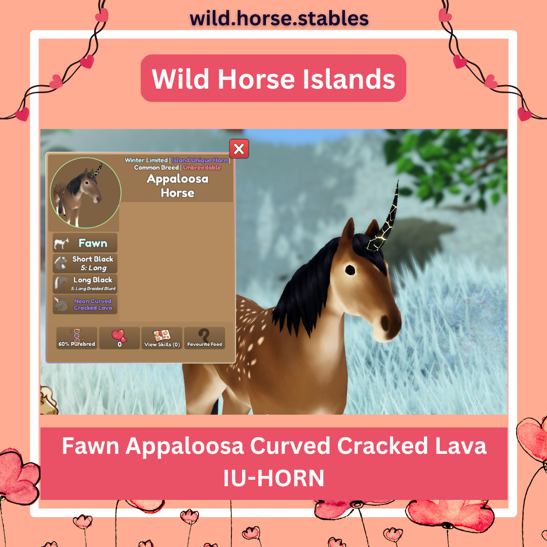 Wild Horse Islands – Winter Event Horses (With Horns)