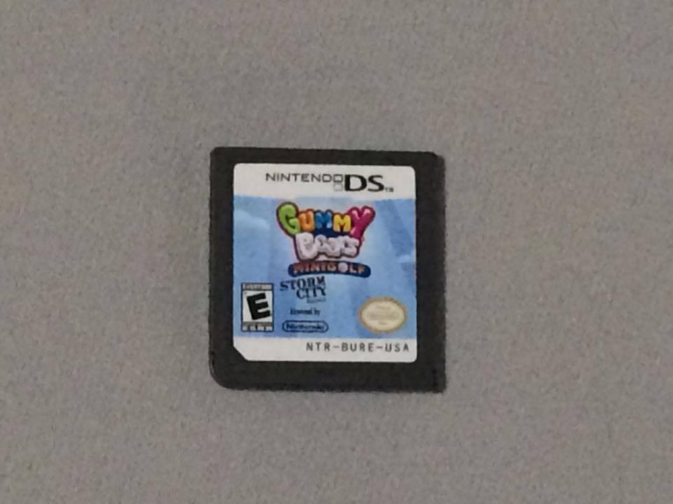 Nintendo DS Gummy Bears Minigolf Video Game Cartridge Rated E Storm City Games