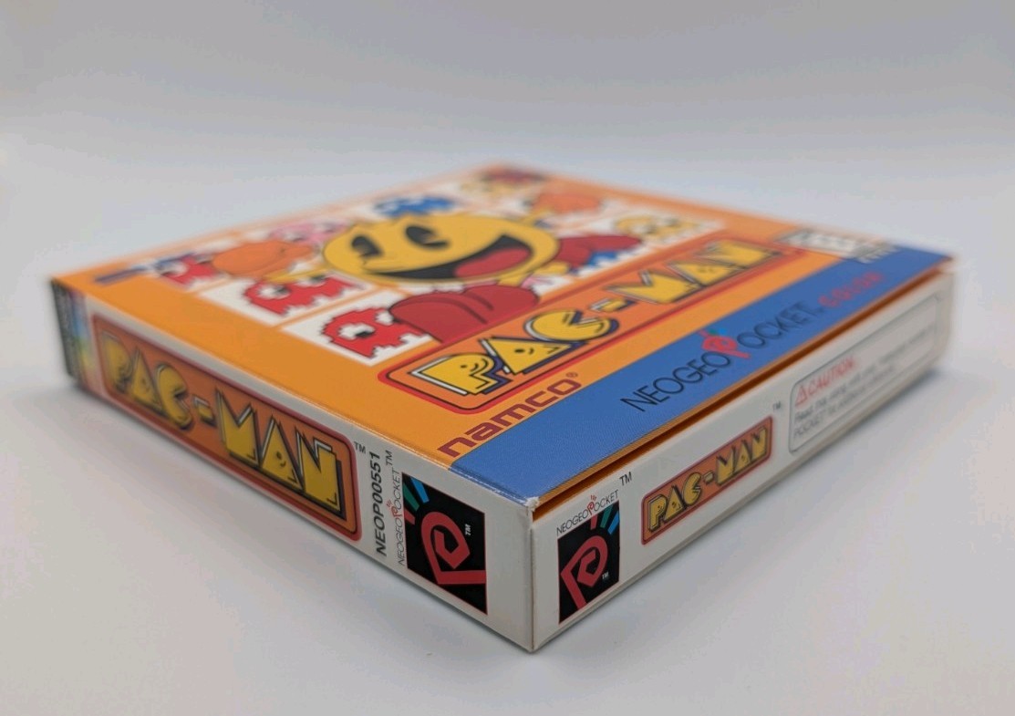 PAC-MAN [Neo Geo Pocket Color NGPC] US CIB w/Sealed 3-Ring Set, NEAR MINT TESTED