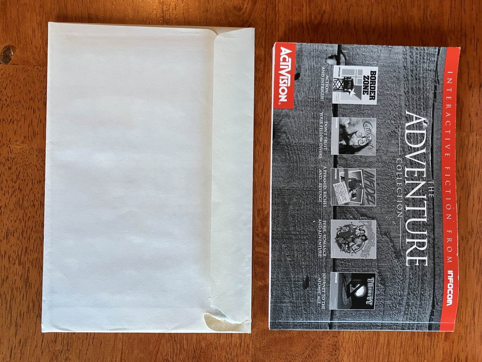 Infocom ADVENTURE COLLECTION IBM & Mac CD-ROM Big Box. Open Box- Sealed CD