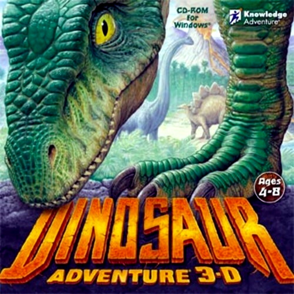 Dinosaur Adventure 3D – 7 Engaging Games & Activities PC Software Sealed New