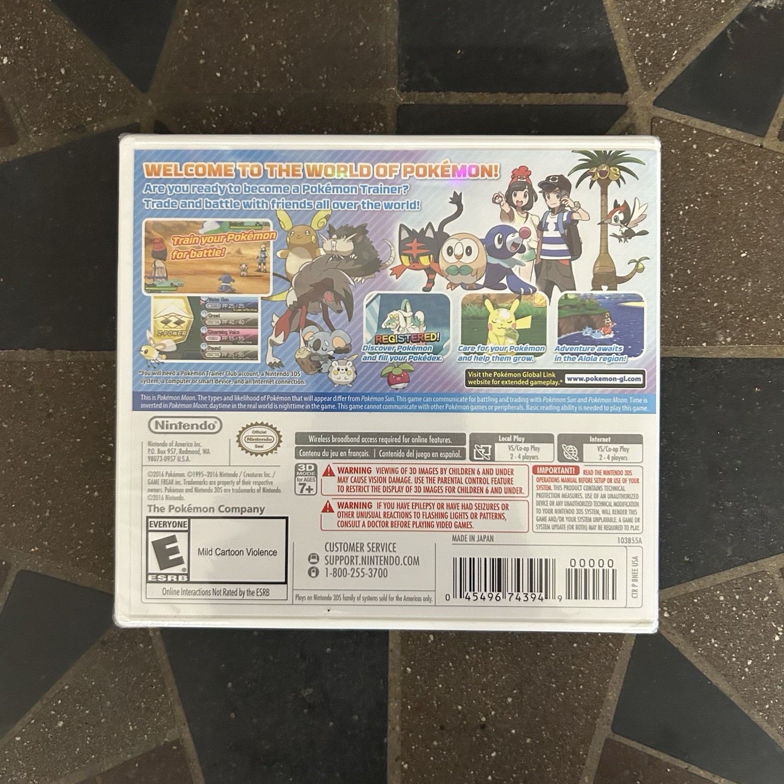 BRAND NEW – Pokémon Moon (Nintendo 3DS, 2016) COMPLETE CIB FACTORY SEALED
