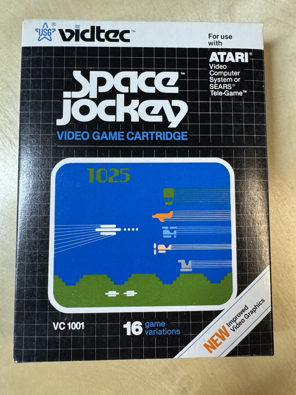 Atari 2600 Space Jockey – Towering Infernal – Sneak’n Peek – 3 Games – All CIB