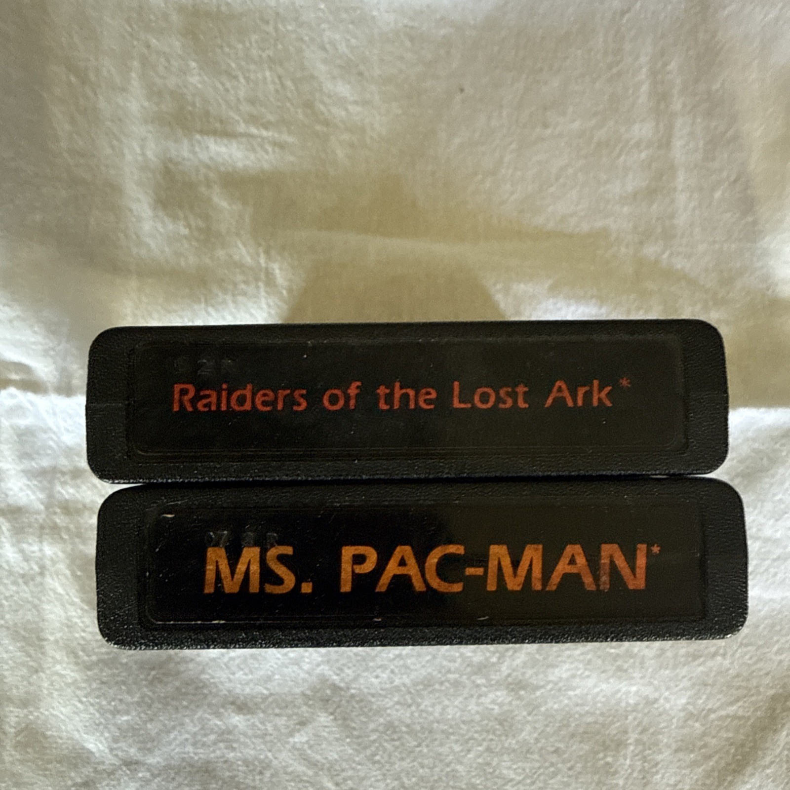 Atari 2600 Mrs. Pack-Man And Raiders Of The Lost Ark. Tested And Working