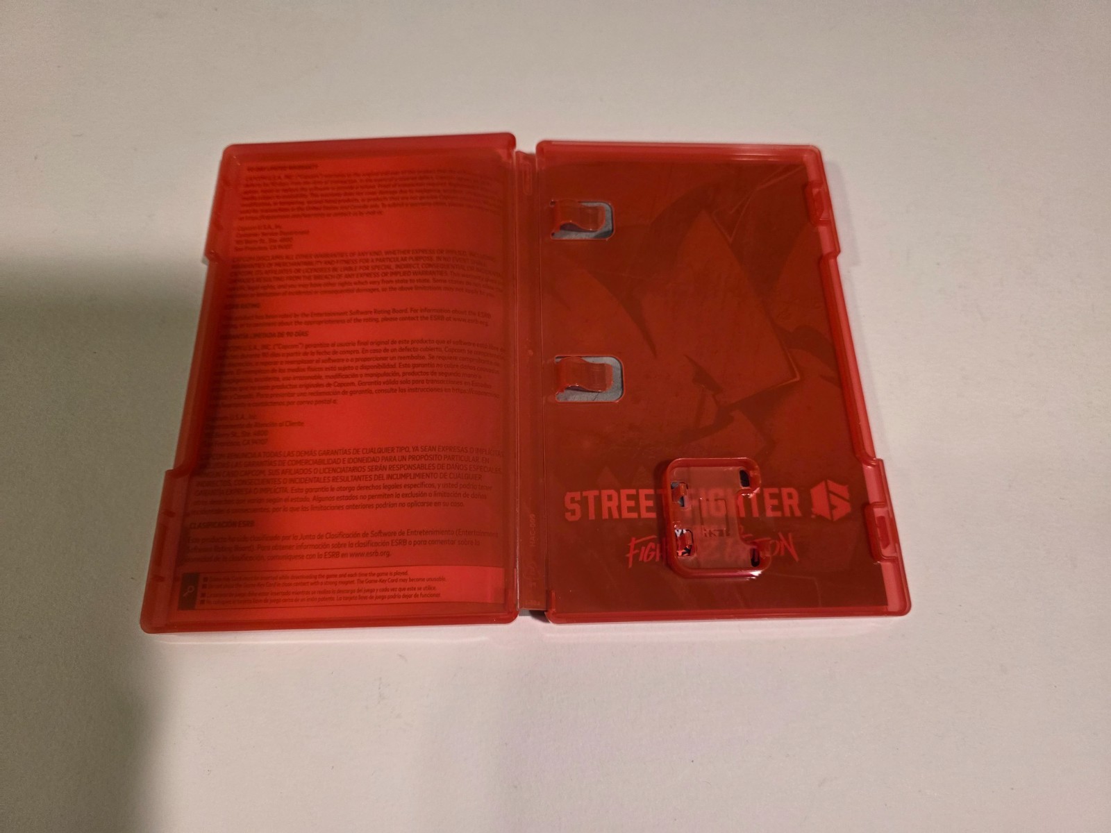 Street Fighter 6 Year 1-2 Fighters (Nintendo Switch 2, 2025) ☆ CASE ☆ No Game ☆
