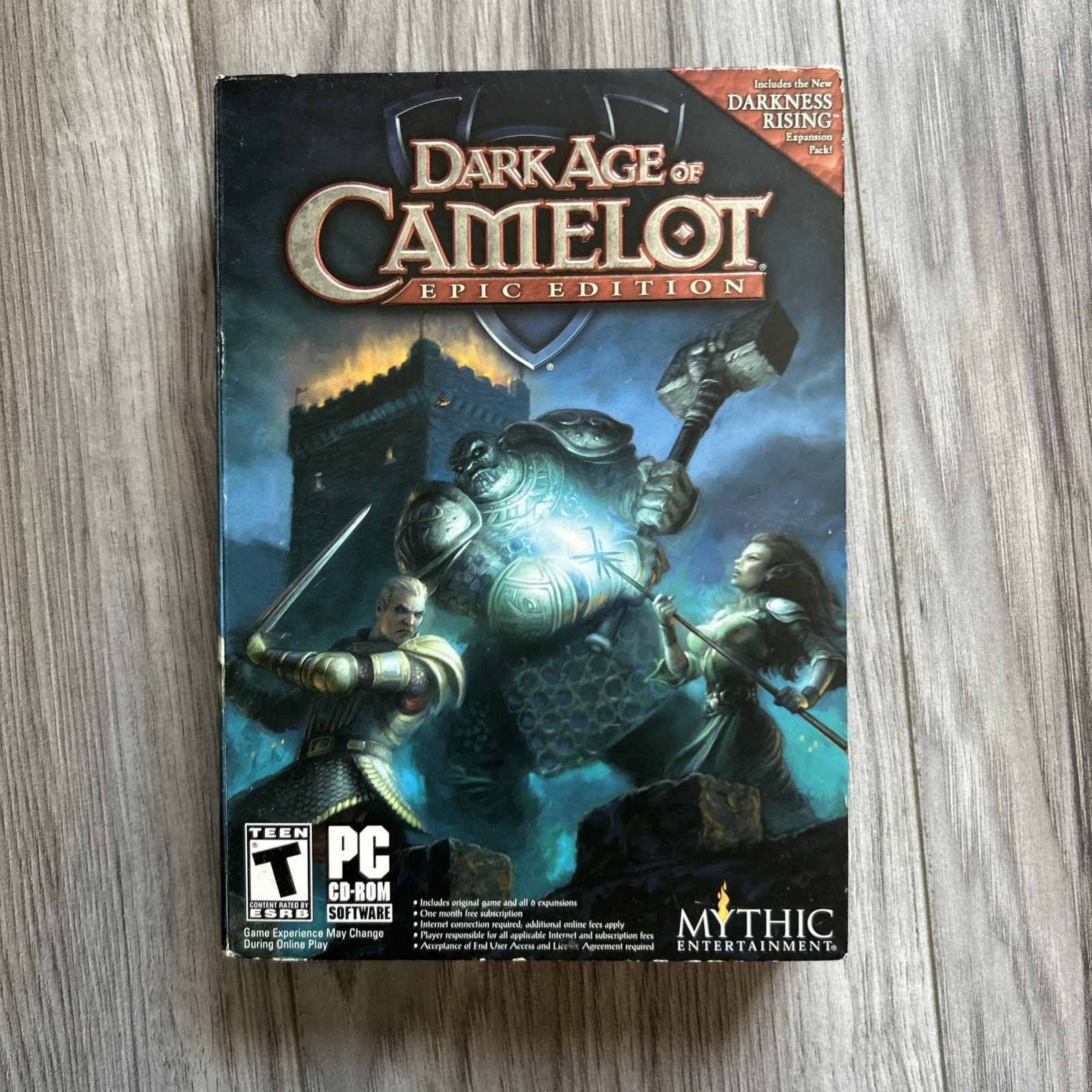 Dark Age of Camelot: Epic Edition (PC, 2005) All 5 Discs And Manuals!