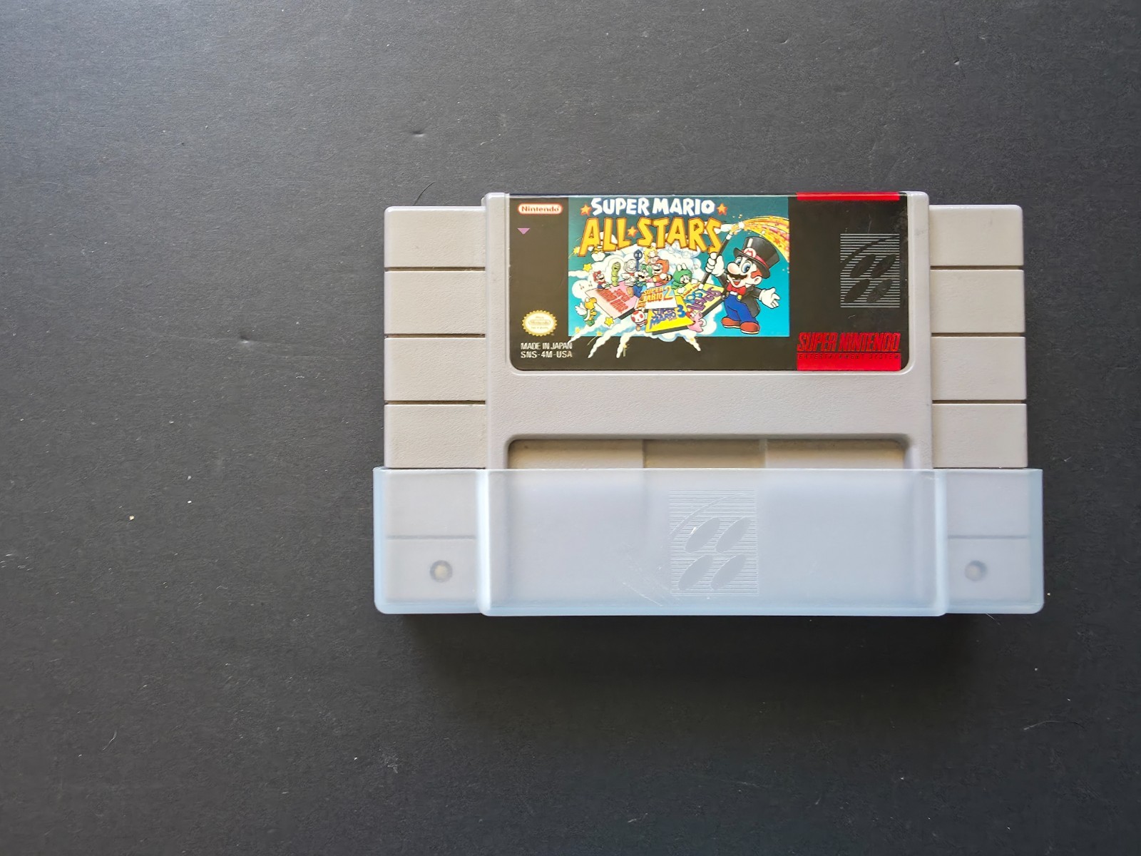 Super Mario All-Stars SNES Super Nintendo Authentic Tested Intermittent Read