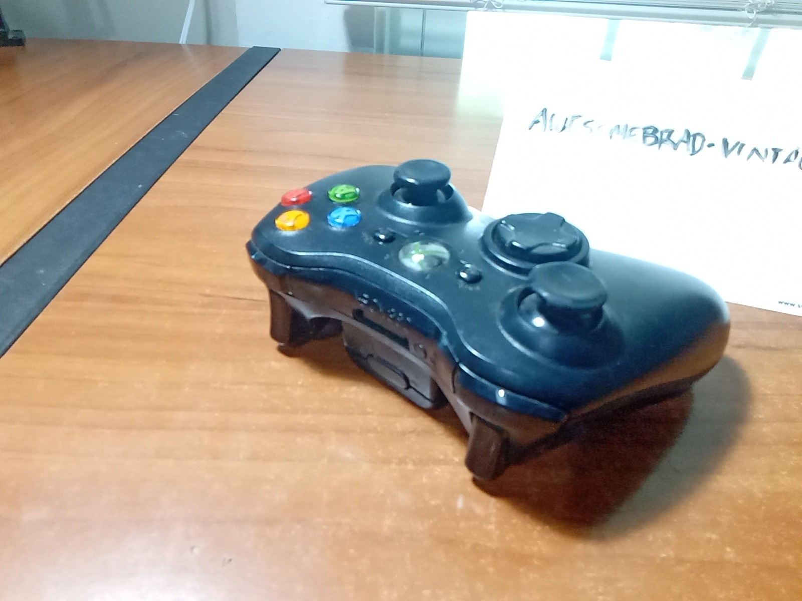 OEM Microsoft Xbox 360 Wireless Controller – Glossy Black *TESTED*