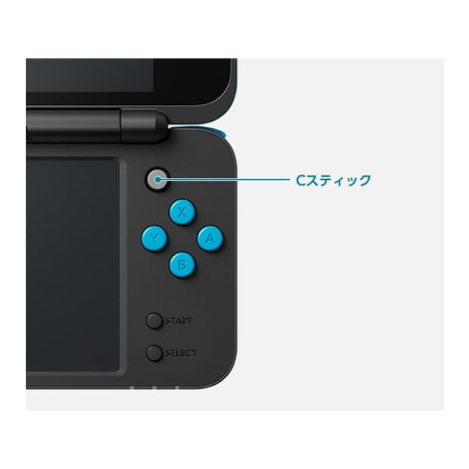New Nintendo 2DS LL with Charger [Black x Turquoise] SD Card Fully Formatted
