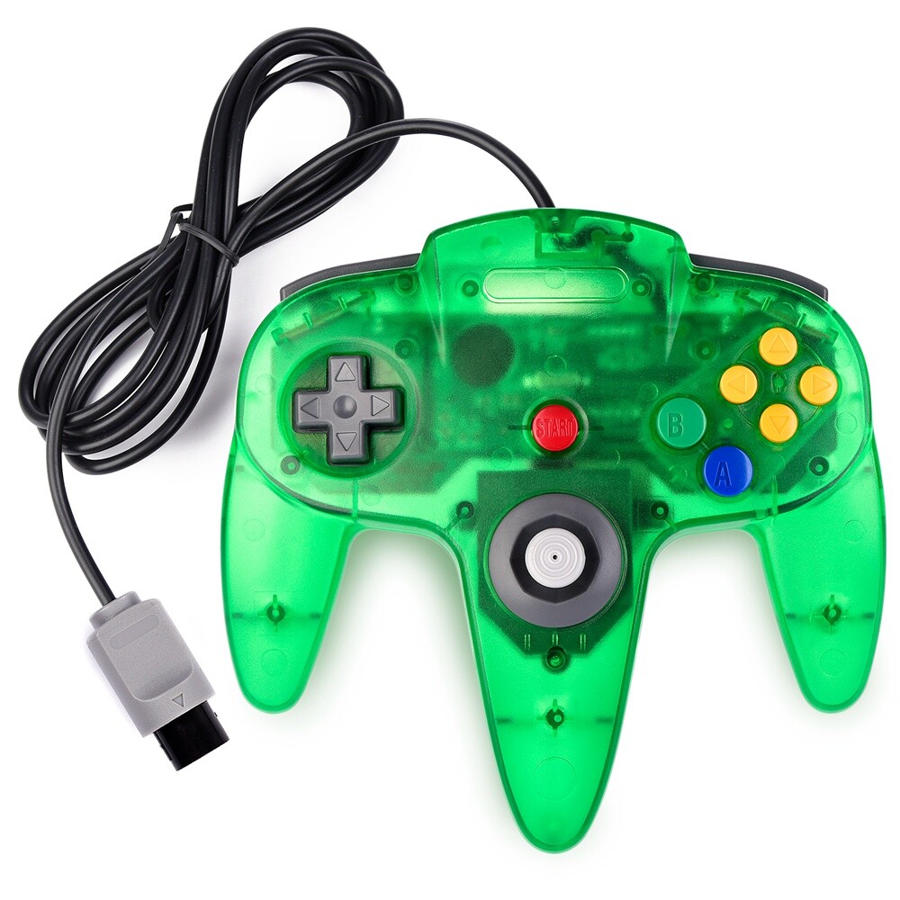 Wired N64 Controller Joystick Compatible with Nintendo 64 N64 Video Game Console
