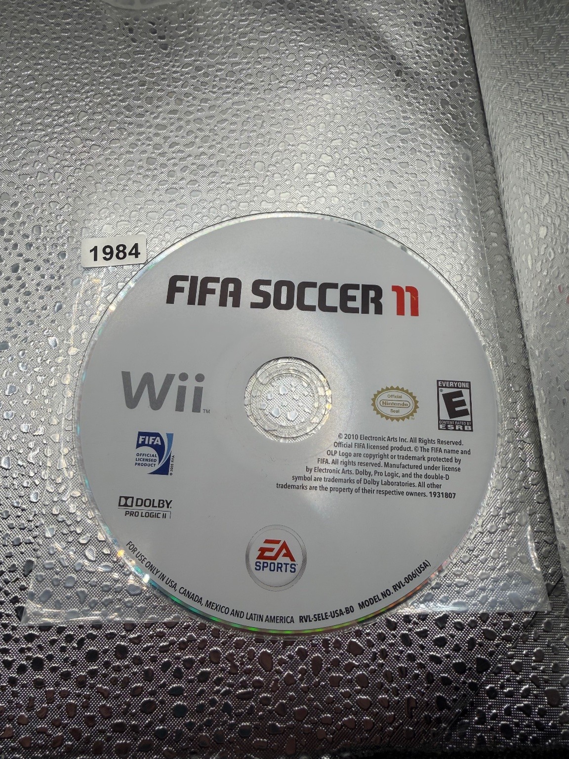 FIFA Soccer 11 Wii Video Game Football Sports Multiplayer EA Sports