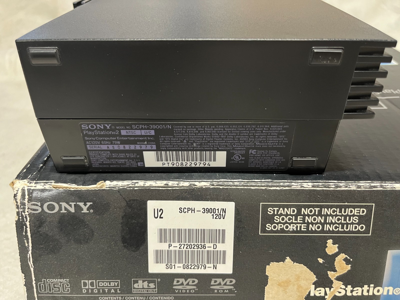 Sony Playstation 2 Online Pack PS2 Console System 39001/N Original BOX Complete