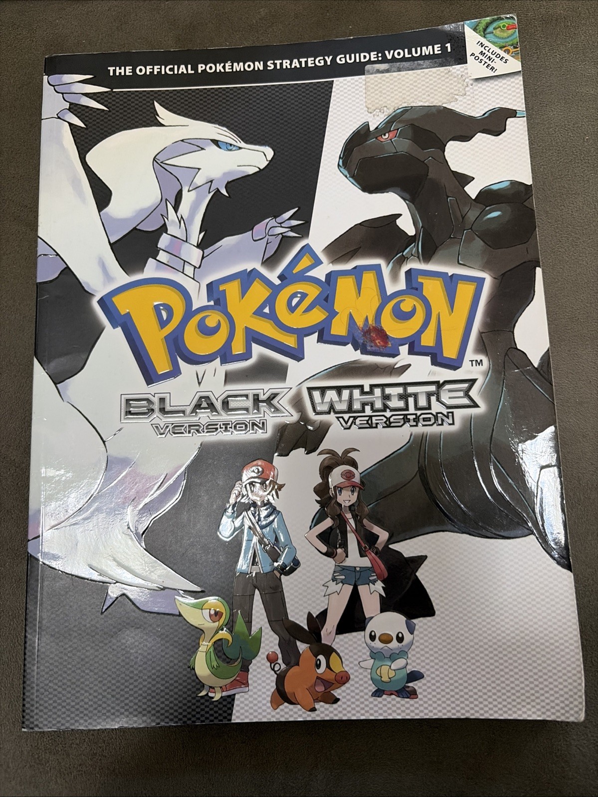 Pokémon Black And White Version Strategy Guide-Vol . With Poster.