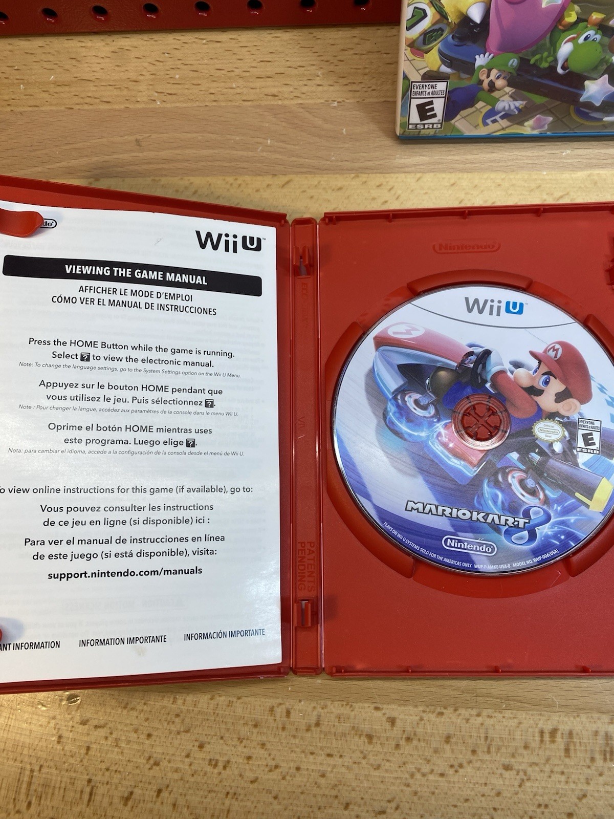 Wii U Mario Kart 8 & Mario Party 10 LOT Nintendo CIB TESTED FREE SHIPPING