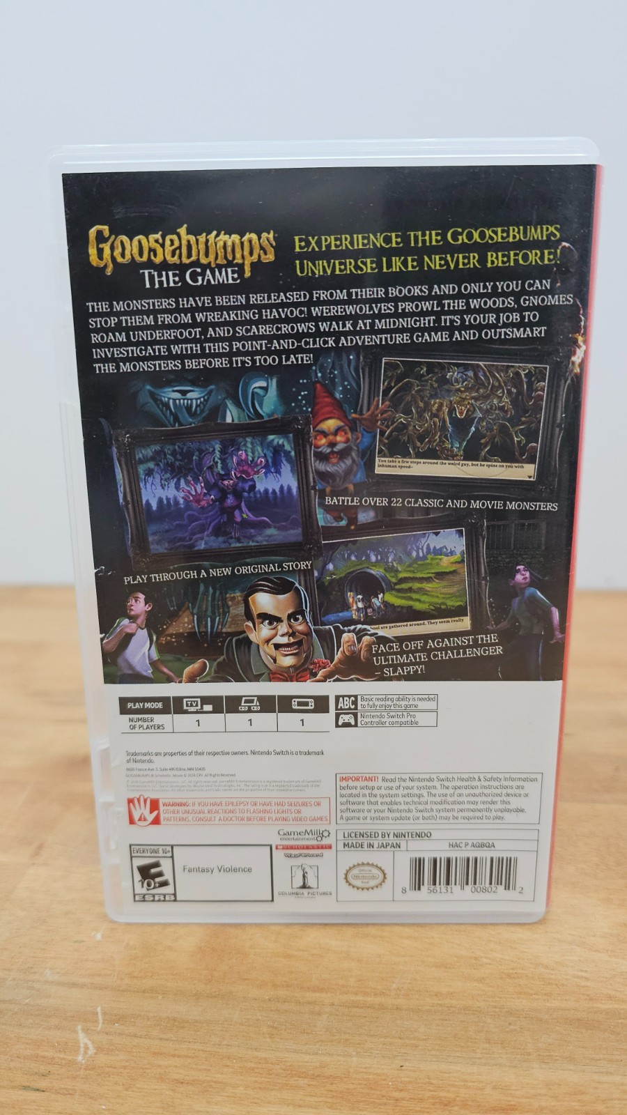 Goosebumps The Game – Nintendo Switch USED