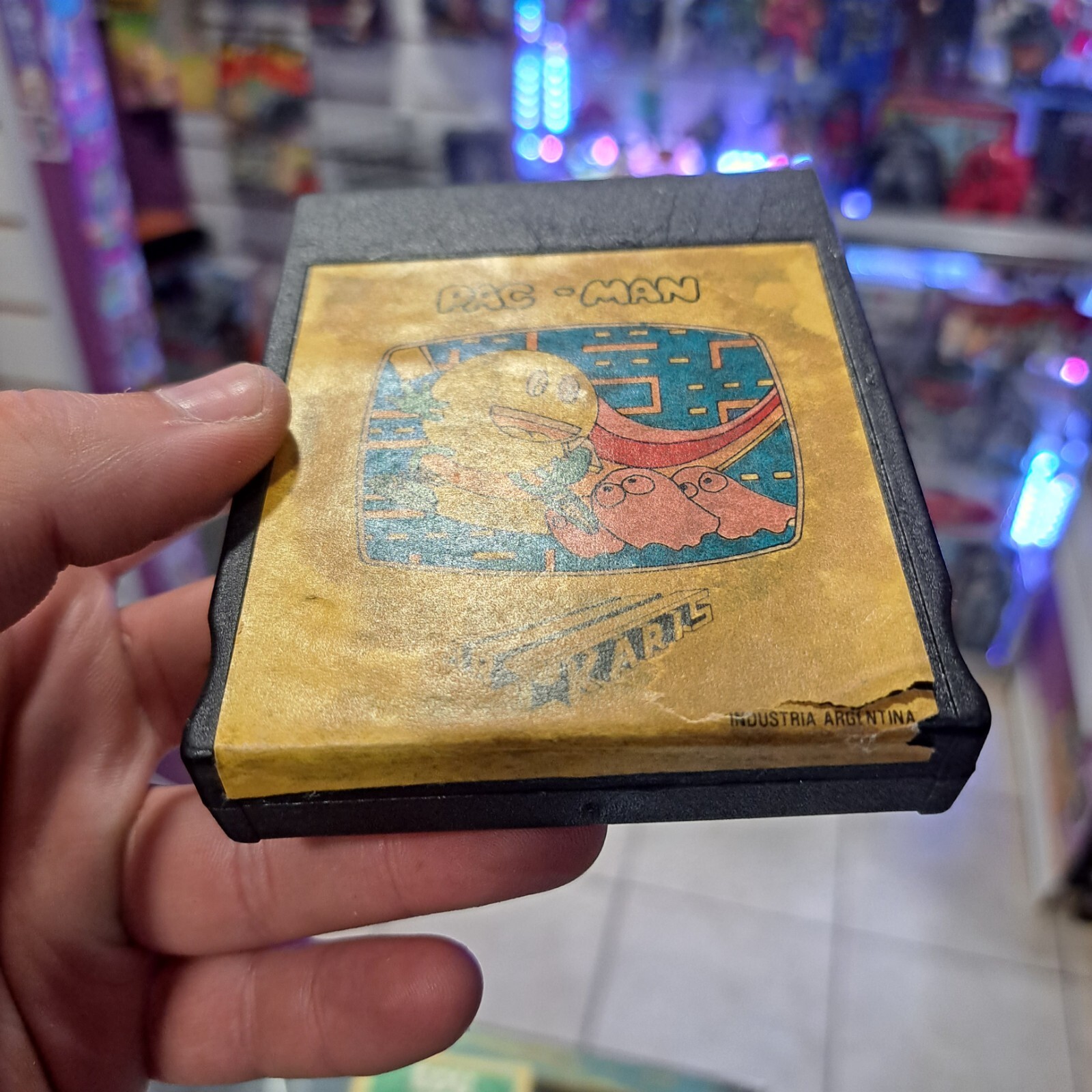 vintage atari game argentina pacman artkaris