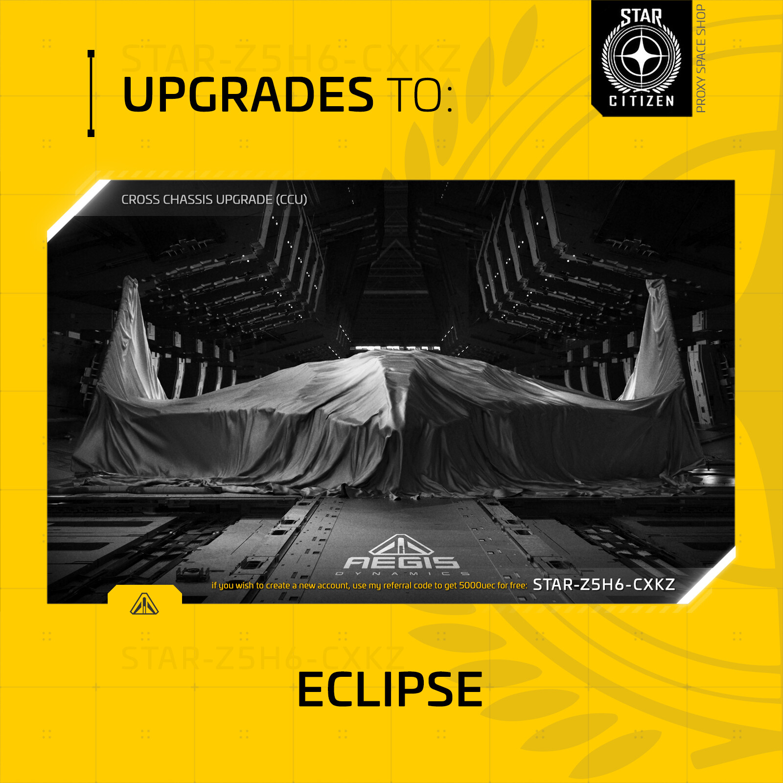 Star Citizen – AEGIS ECLIPSE – UPGRADE – (CCU)