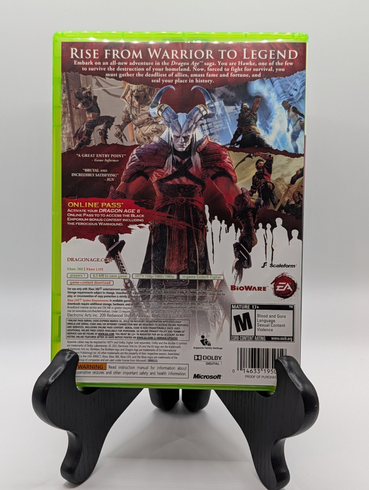 Dragon Age 2 Microsoft Xbox 360 – Complete In Box