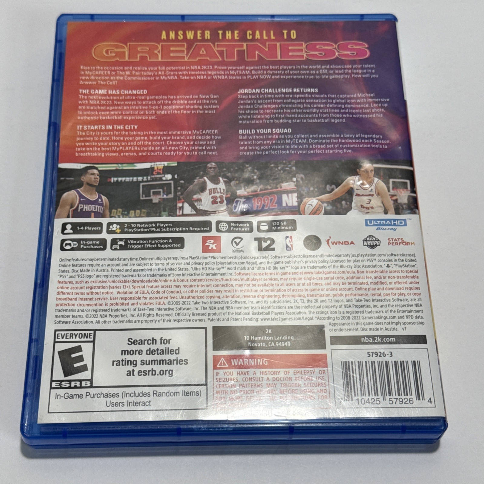 NBA 2K23 (Sony PlayStation 5, 2022) PS5 CIB Complete