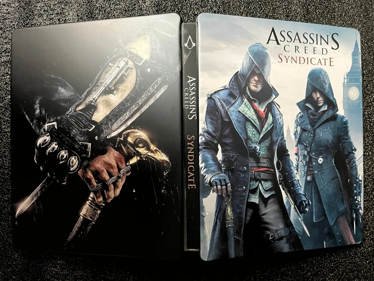 Assassin’s Creed Syndicate PS3/PS4/XBOX CUSTOM G2 Steelbook Case (NO GAME)