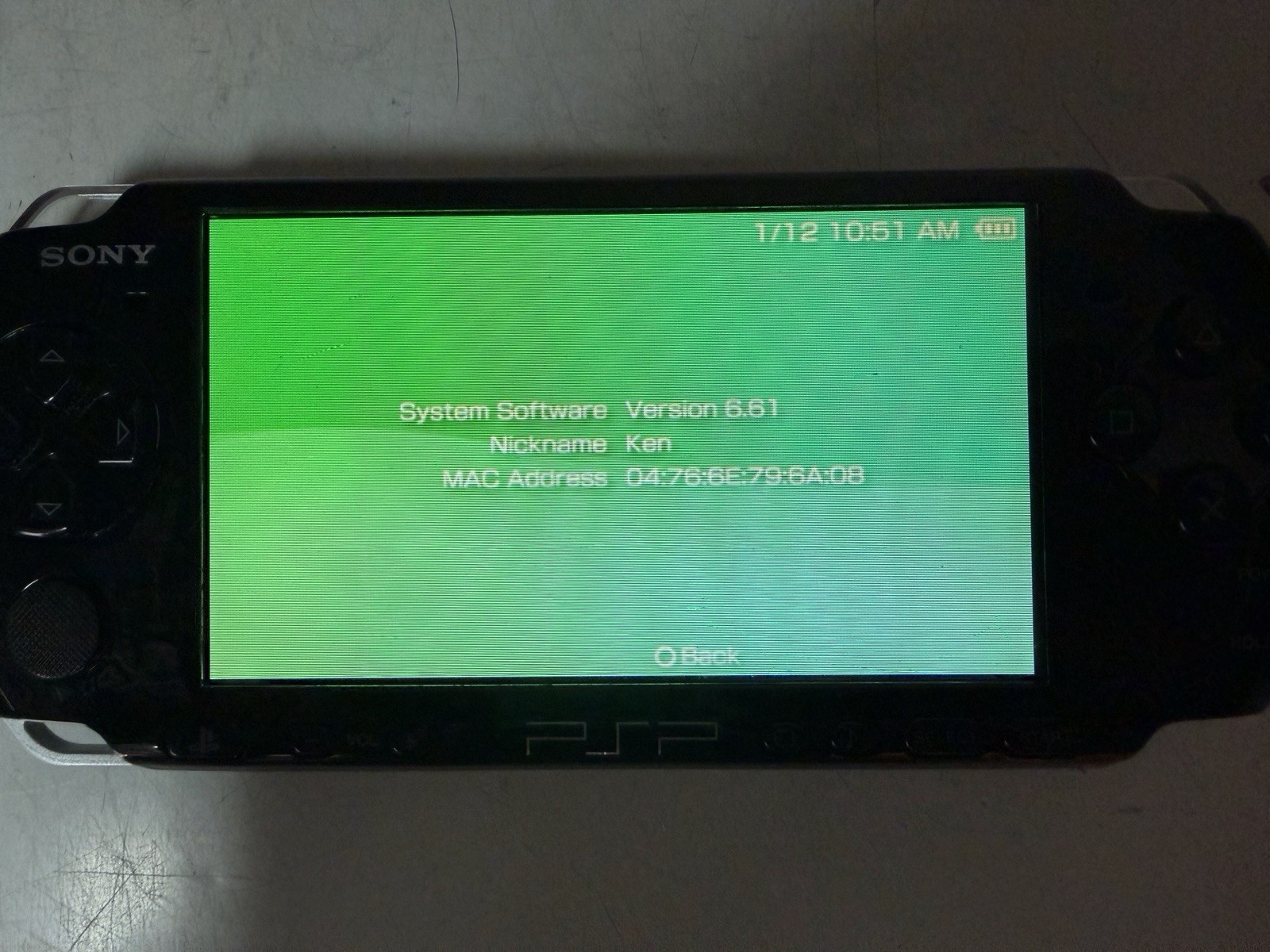 Sony PlayStation Portable PSP Handheld Console PSP-3000 RARE USA (Tested)