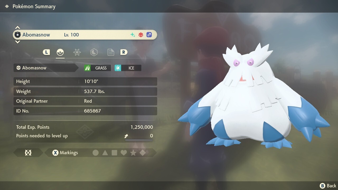 🌟Shiny Alpha Abomasnow | Pokemon Legends Arceus🌟 MAX Effort Level Stats