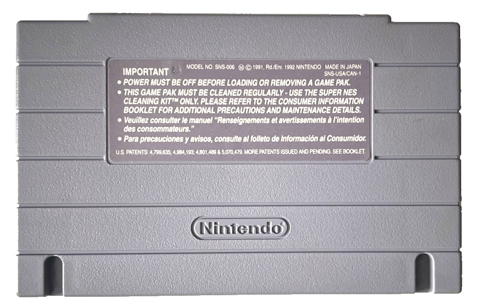 Shadowrun Super Nintendo SNES Item Box Only No Manual Authentic Tested