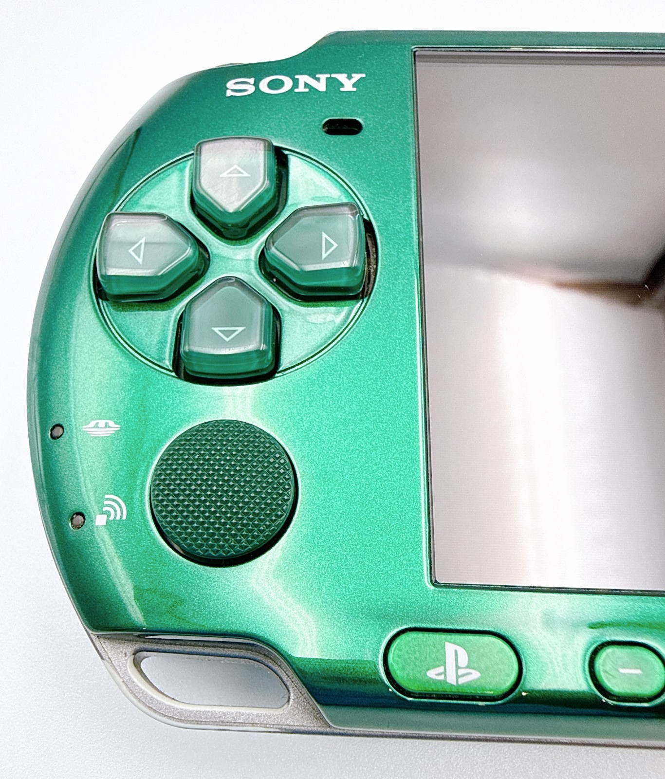 Sony PSP-3000 PSP 3000 Console Green Rare Color Region free – Excellent