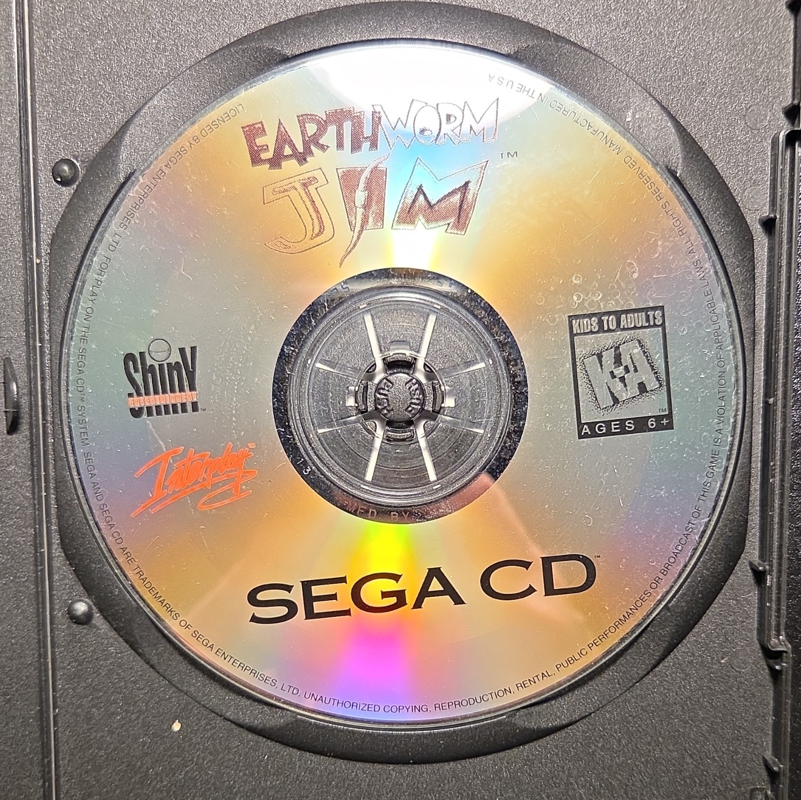 Earthworm Jim: Special Edition For Sega CD, DISC Only, Tested