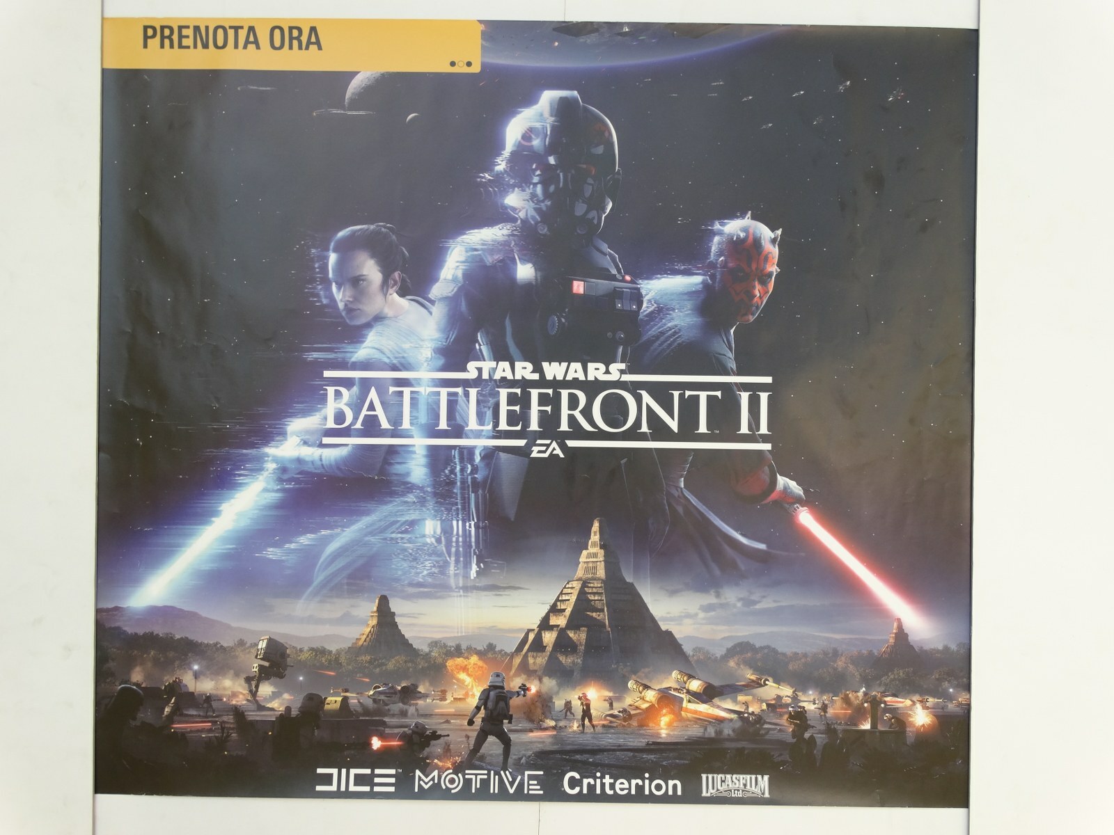 POSTER 70×80 cm STAR WARS BATTLEFRONT II 2 ORIGINAL OFFICIAL POSTER