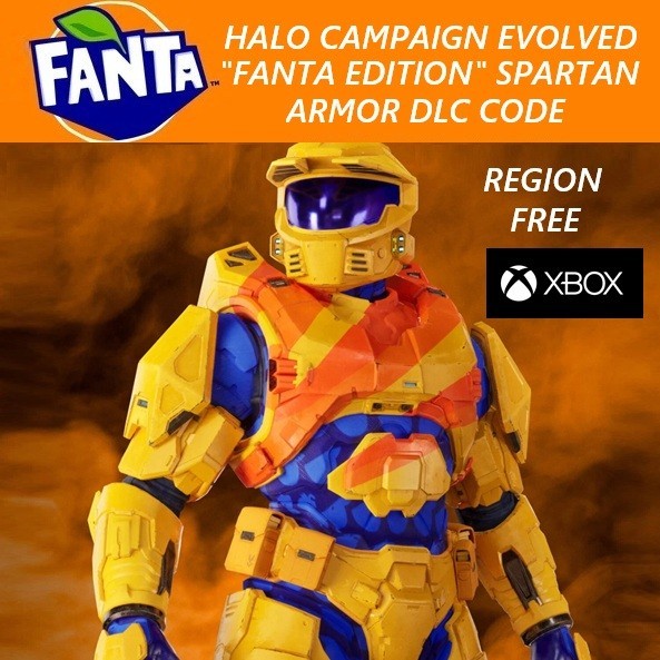 HALO Fanta Edition Fantastic Spartan Armor HALO CAMPAIGN EVOLVED promo DLC