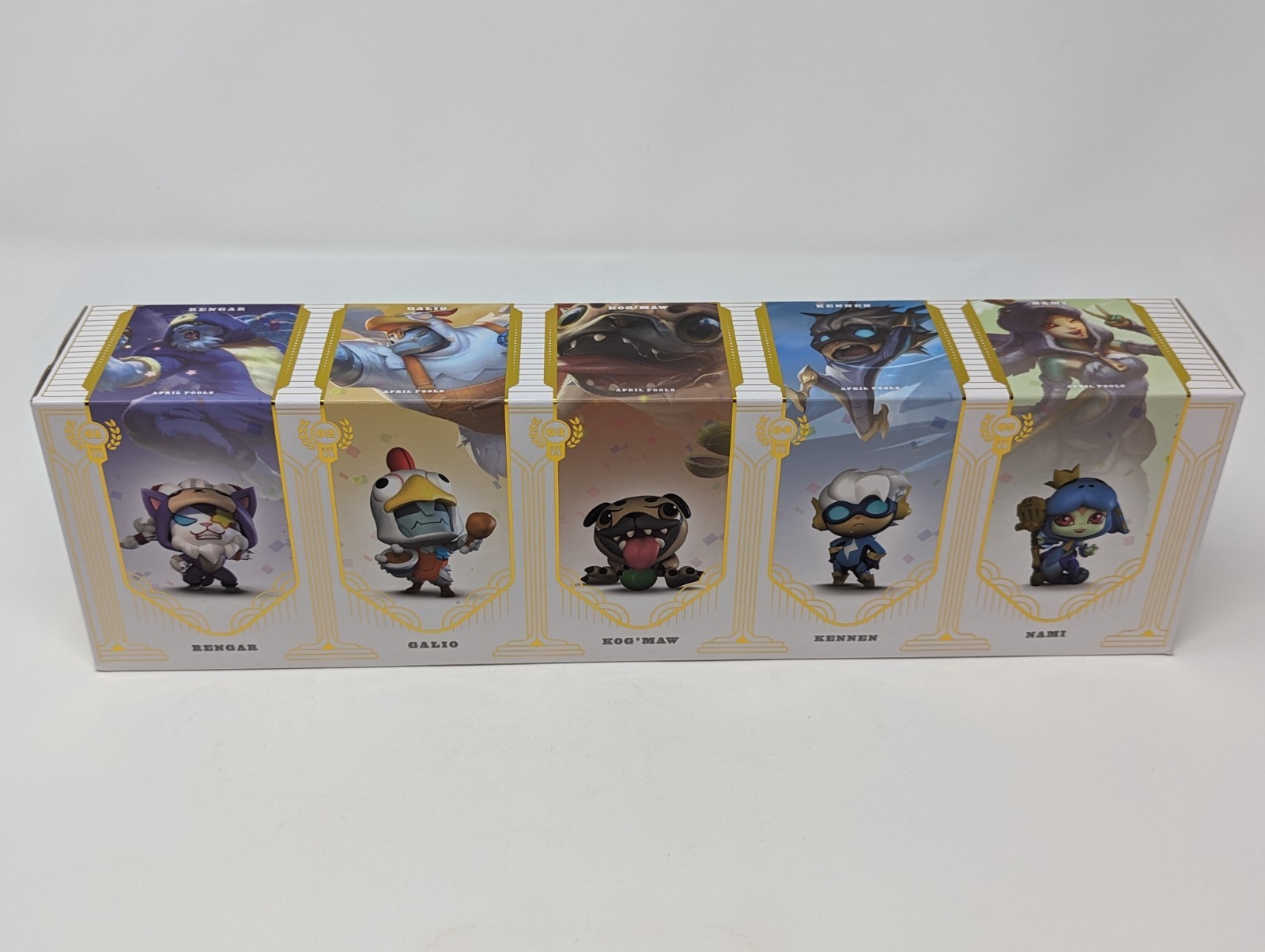 LOL League of Legends April Fools Team Minis Figure Set New Auth Card Retired