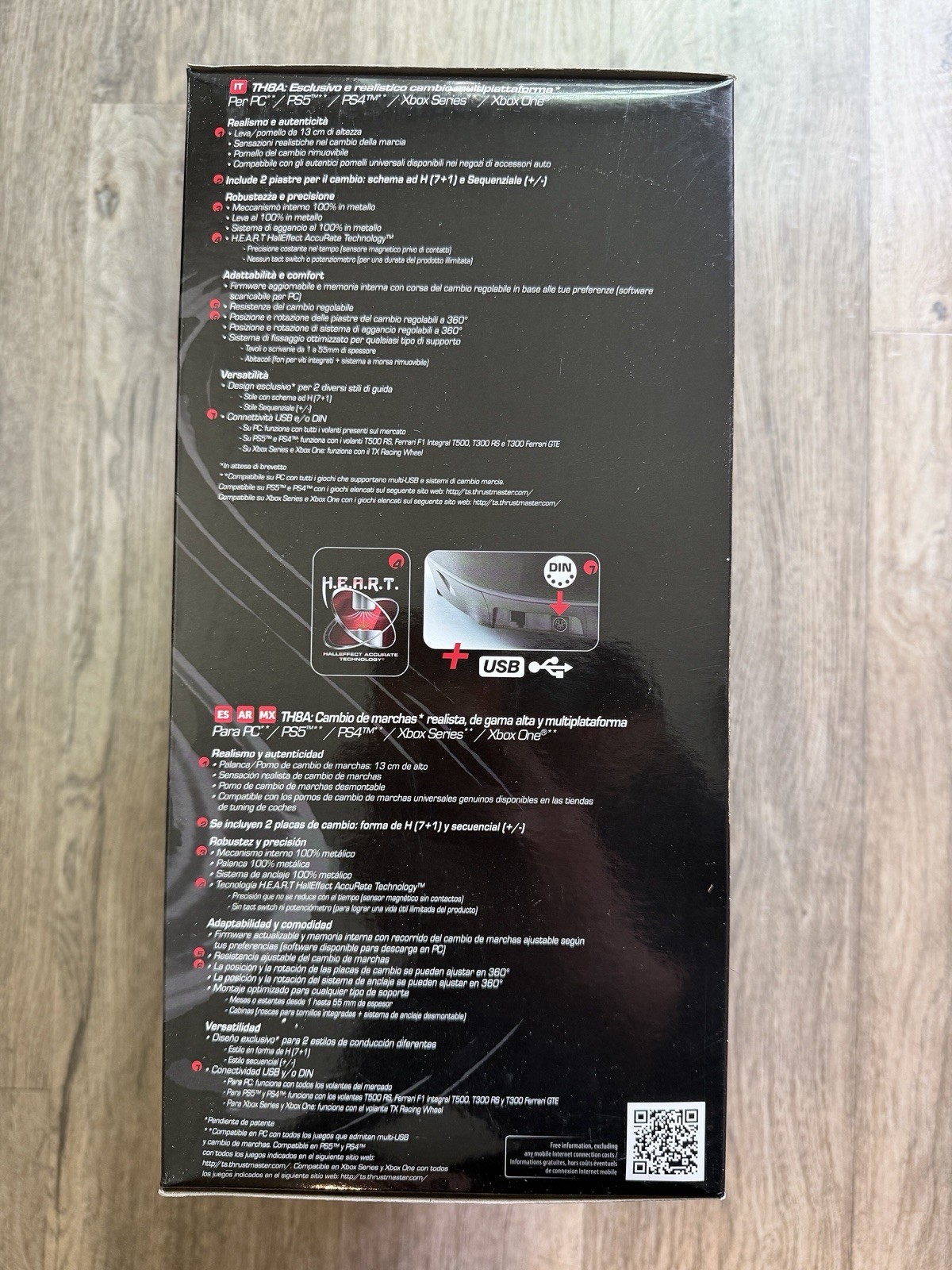 Thrustmaster TH8A Multi-Platform Add-On Shifter for PC PS5 PS4 Xbox NEW NIB